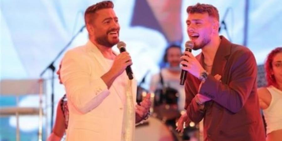 «نجم كبير».. تامر حسني يوجه رسالة للفنان السوري الشامي - هرم مصر