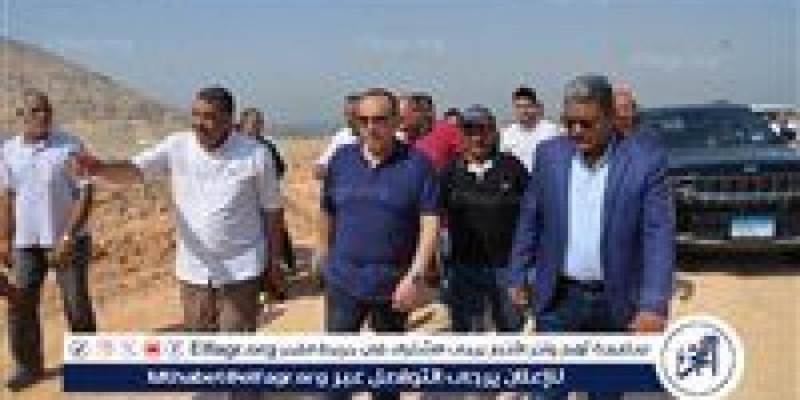 محافظ أسيوط يتفقد رفع الإحداثيات وتحديد مسارات الطريق الجديد الرابط بين البداري والبحر الأحمر - هرم مصر