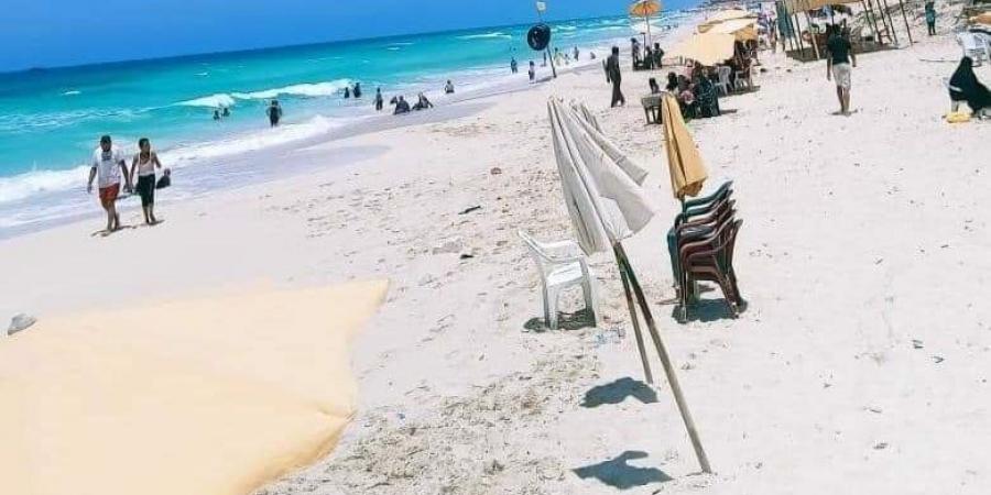 شواطئ برائحة الموت.. منع نزول المصطافين بعد المواعيد الرسمية للسباحة في الإسكندرية - هرم مصر