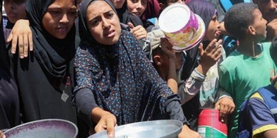 استشهاد 10 فلسطينيين بينهم طفلان بسبب المجاعة وسوء التغذية في غزة - هرم مصر