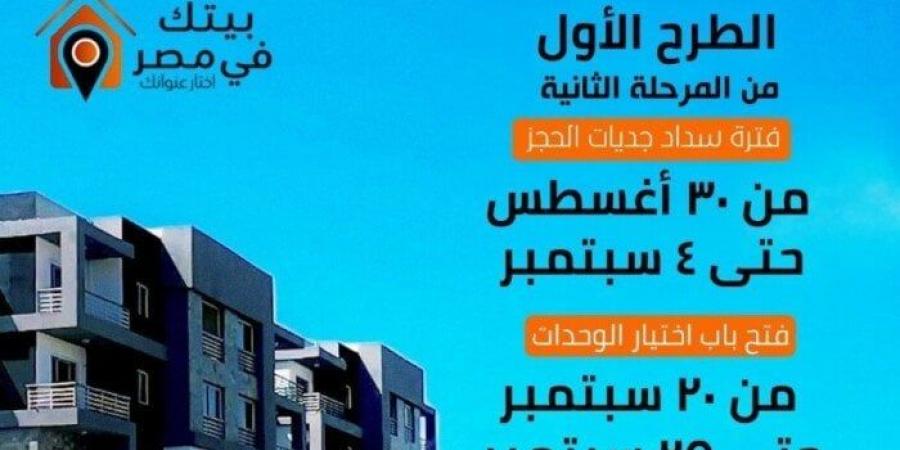 مبادرة «بيتك في مصر» للمصريين بالخارج.. تفاصيل المرحلة الثانية وتسهيلات السداد - هرم مصر