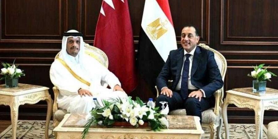 رئيس الوزراء يلتقي نظيره القطري لبحث مجالات التعاون المشترك - هرم مصر