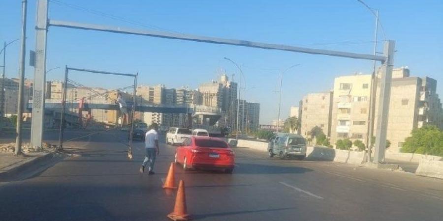 إشارة مرور جديدة للحد من حوادث محور المحمودية بالإسكندرية - هرم مصر