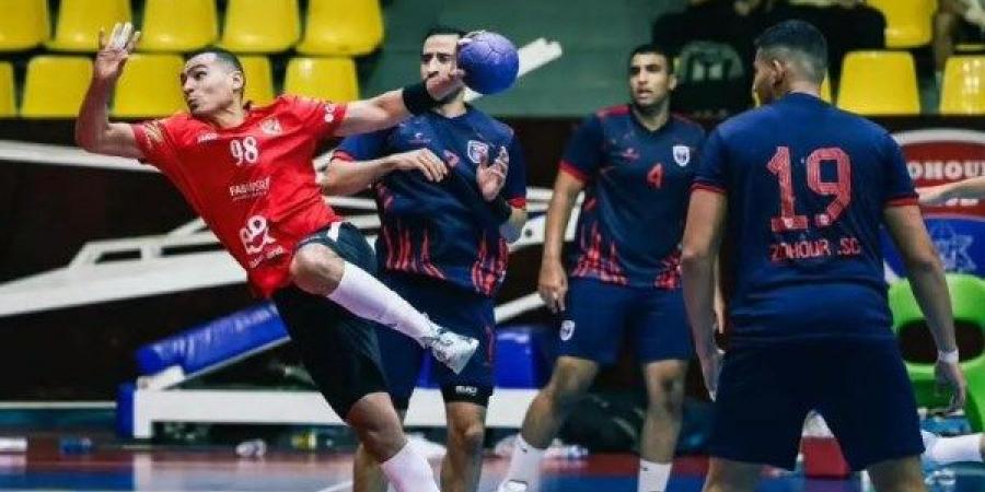 رجال يد الأهلي يفوز على الزهور في الدوري - هرم مصر