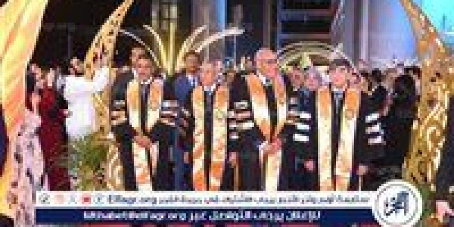 احتفالية خريجي كليات الأكاديمية العربية للعلوم بالعلمين - هرم مصر