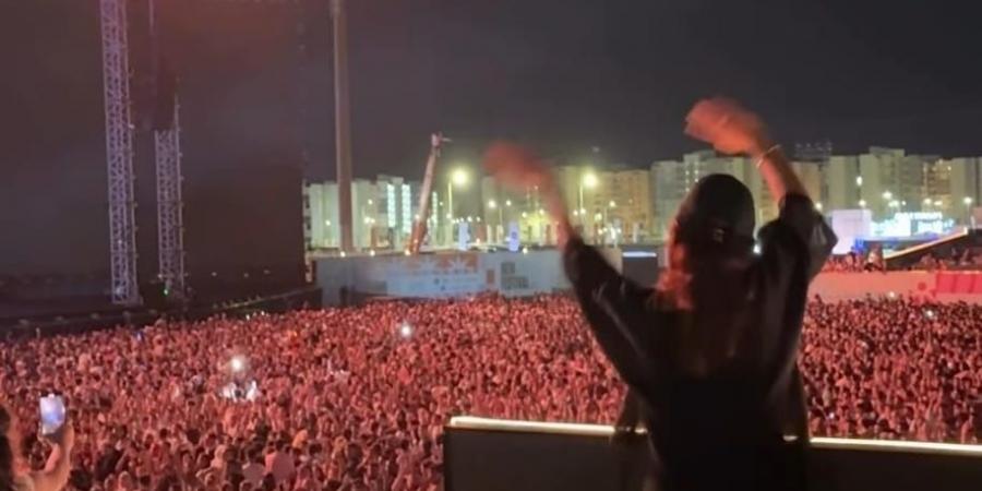 محمد رمضان : أنغام صوت مصر.. وربنا استجاب لـ دعائنا وقامت بالسلامة - هرم مصر