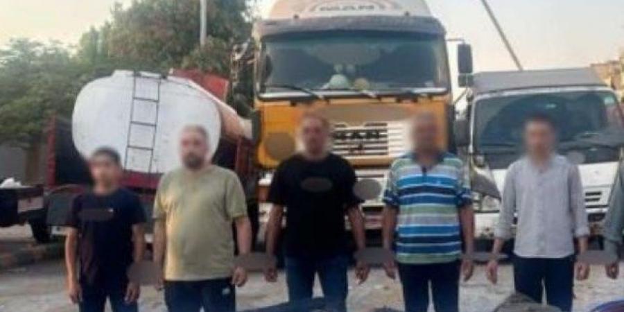 ضبط تشكيل عصابى سرقوا 13 طن سولار باستخدام سيارات معدّلة - هرم مصر