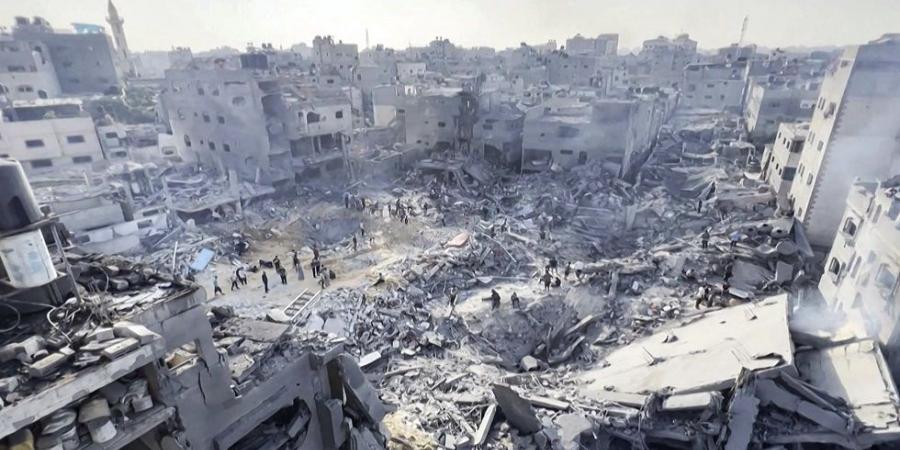 استشهاد 16 فلسطينيا جراء قصف الاحتلال لأحياء مدينة غزة - هرم مصر