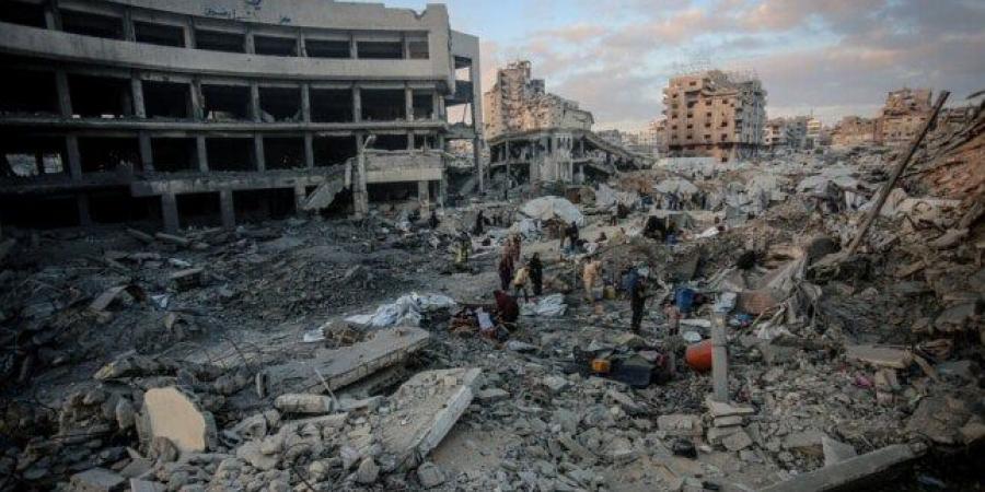 استشهاد 16 فلسطينيا جراء قصف الاحتلال لأحياء مدينة غزة - هرم مصر