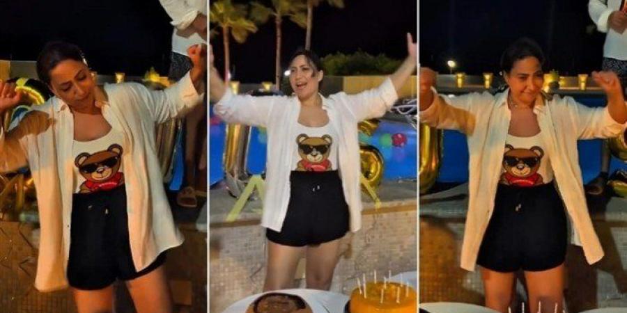 شاهد بالفيديو.. بوسي تحتفل بعيد ميلادها وسط أجواء مفاجئة ورقص على أنغام "كبدة" - هرم مصر