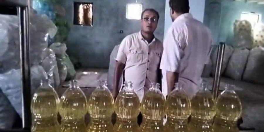 ضبط منشأة غير مرخصة لتعبئة الزيوت في المنوفية - هرم مصر