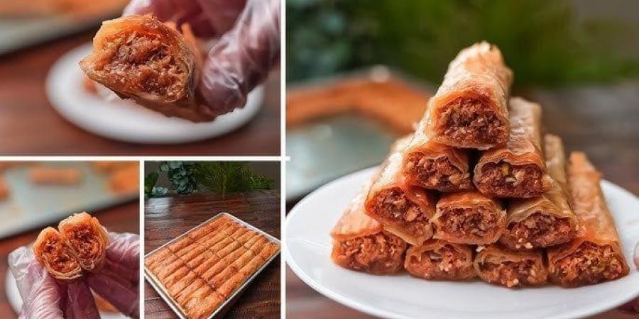 سهلة ومش مكلفة.. طريقة عمل صوابع الجلاش بالكنافة زي المحلات - هرم مصر