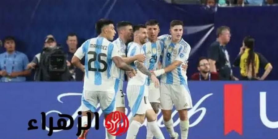 Argentina vs Ecuador..القنوات الناقلة لمباراة الأرجنتين ضد الإكوادور في تصفيات كأس العالم 2026 والتشكيل للفريقين - هرم مصر