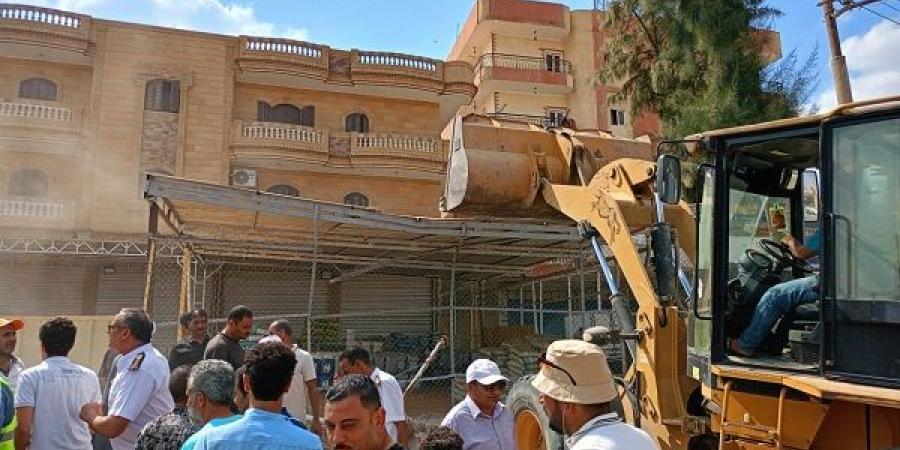 الإسماعيلية تواصل إزالة التعديات.. وتستعيد 15 فدانًا بالقصاصين - هرم مصر