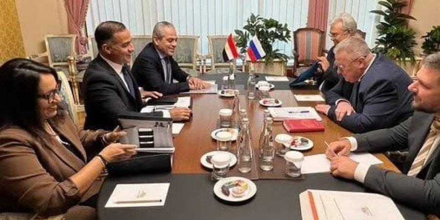 السفير المصري بموسكو يبحث مع نائب رئيس الوزراء الروسي تعزيز التعاون الاقتصادي بين البلدين - هرم مصر