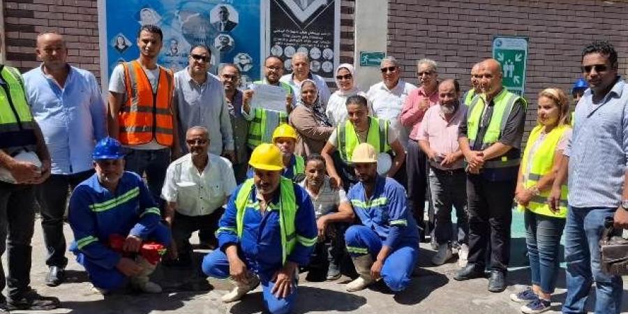 صرف الإسكندرية يجدد الشهادات الدولية للادارة الفنية لـ 4 محطات - هرم مصر