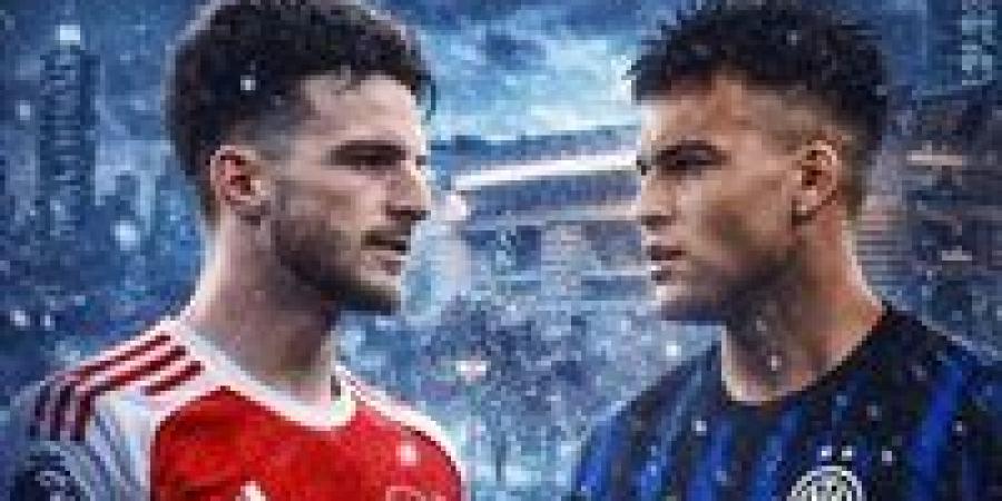 الإنتر ضد آرسنال.. تابع الآن انطلاق مباراة أرسنال وإنتر ميلان في دوري أبطال أوروبا - جريدة هرم مصر