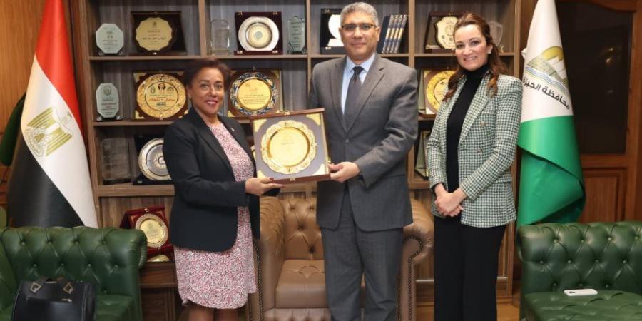 محافظ الجيزة يستقبل سفيرة جمهورية الدومينيكان في مصر لبحث سبل التعاون وتبادل الخبرات - جريدة هرم مصر