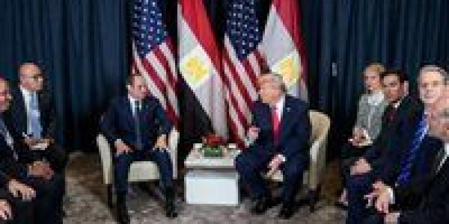السيسي: أشكر الرئيس ترامب على دعمه لمصر في قضية المياه - جريدة هرم مصر