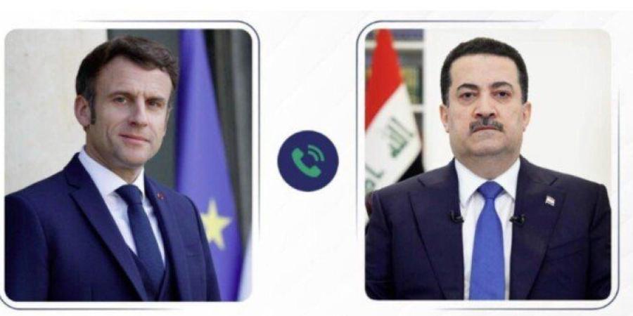 ماكرون ورئيس وزراء العراق ناقشا هاتفيا آخر تطورات سوريا والمنطقة - جريدة هرم مصر