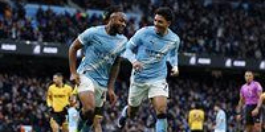 مان سيتي ضد وولفرهامبتون.. استمرار تقدم مانشستر سيتي بثنائية نظيفة على وولفرهامبتون في الدوري بعد مرور 70 دقيقة - جريدة هرم مصر