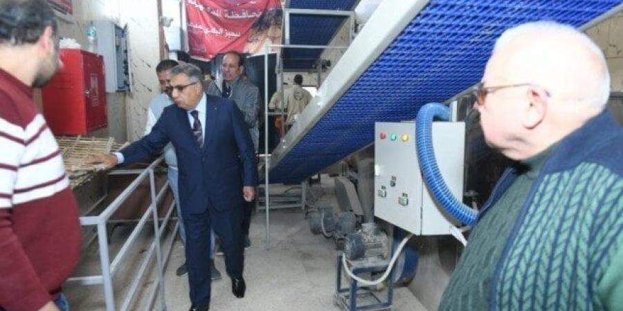 الصرف ببطاقة تموينية واحدة لكل فرد.. محافظ الدقهلية يتفقد مخبز المحافظة الكبير بالمنصورة - جريدة هرم مصر