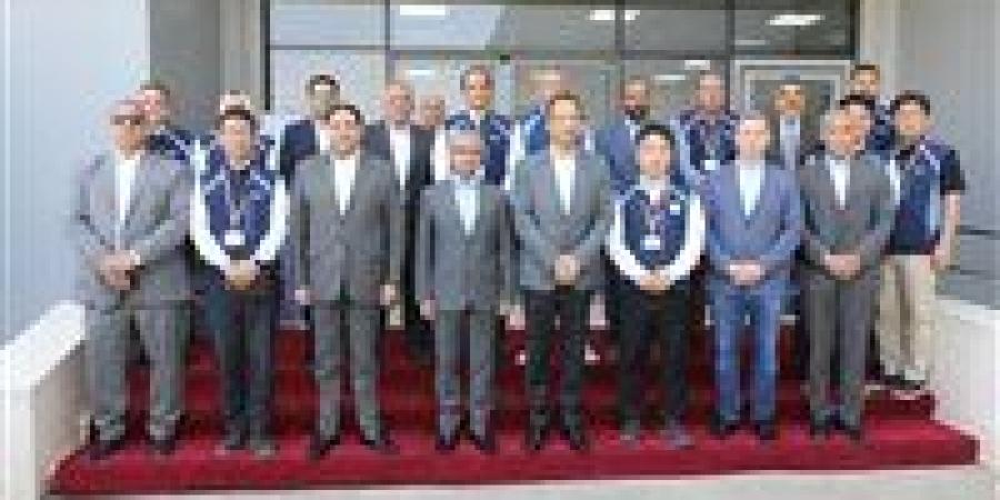 محافظ بني سويف يستقبل وزير الاتصالات في مستهل زيارته داخل مجمع مصانع “سامسونج” بكوم أبو راضي الصناعية - جريدة هرم مصر