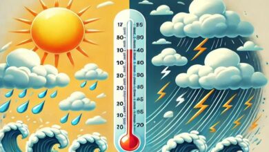 الأرصاد تعلن انخفاض درجات الحرارة بشكل ملحوظ مع توقع أمطار محتملة على مناطق البحر الأحمر وسيناء خلال الأيام المقبلة