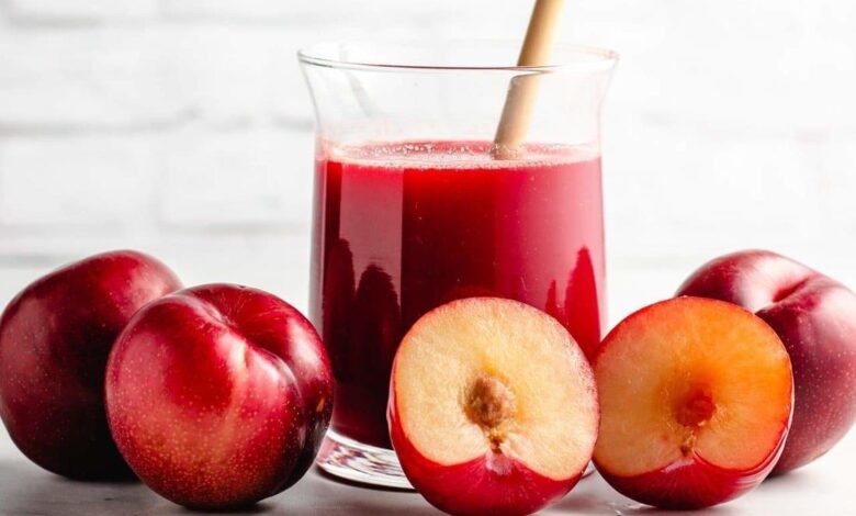 طريقة عمل عصير البرقوق