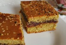 طريقة عمل كيكة الدخن الهشه بالتمر