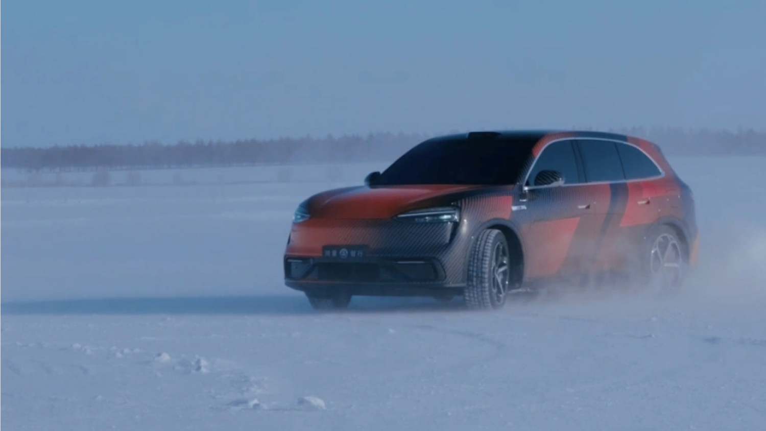 رصد اختبار سيارة هواوي ايتو ام ستة خلال فترة الشتاء في السوق الصينية