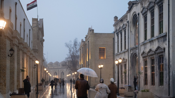منخفض جوي يضرب العراق ويتوقع أمطار رعدية وثلوج وانخفاض في درجات الحرارة