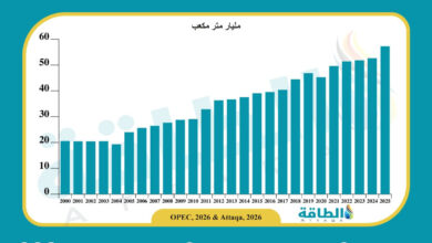 الطلب على الغاز الطبيعي في الجزائر لعام 2025 يبلغ أكثر من 57 مليار متر مكعب مع توقعات بنمو الاستهلاك والتحول الطاقوي في البلاد