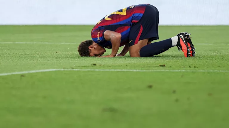 حمزة عبدالكريم يحقق أول ظهور رسمي مع نادي برشلونة ويكتب صفحة جديدة في تاريخه الكروي