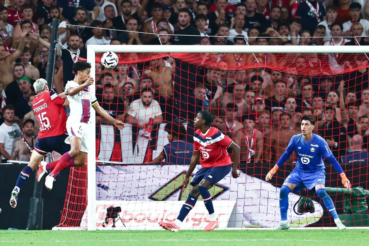 رأسية ماركينيوس تنقذ سان جيرمان من فخ ليل وتجعل الفريق يحافظ على صدارة الدوري