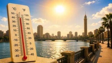 الأرصاد تكشف مفاجآت جوية في طقس مصر حتى 9 سبتمبر وتوقعات الأجواء الحارة والبرودة