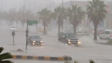منخفض جوي يضم تأثيراته على البلاد مع ارتفاع فرص سقوط الأمطار